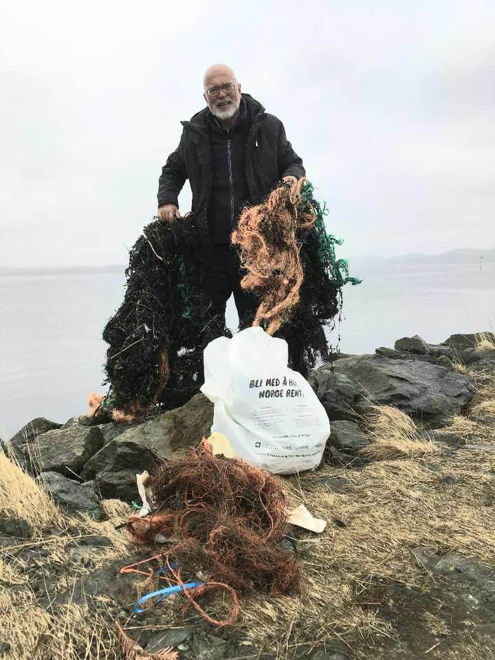 Ståle Pedersen fra Besteforeldrenes Klimaaksjon og Dypets Miljøpatrulje